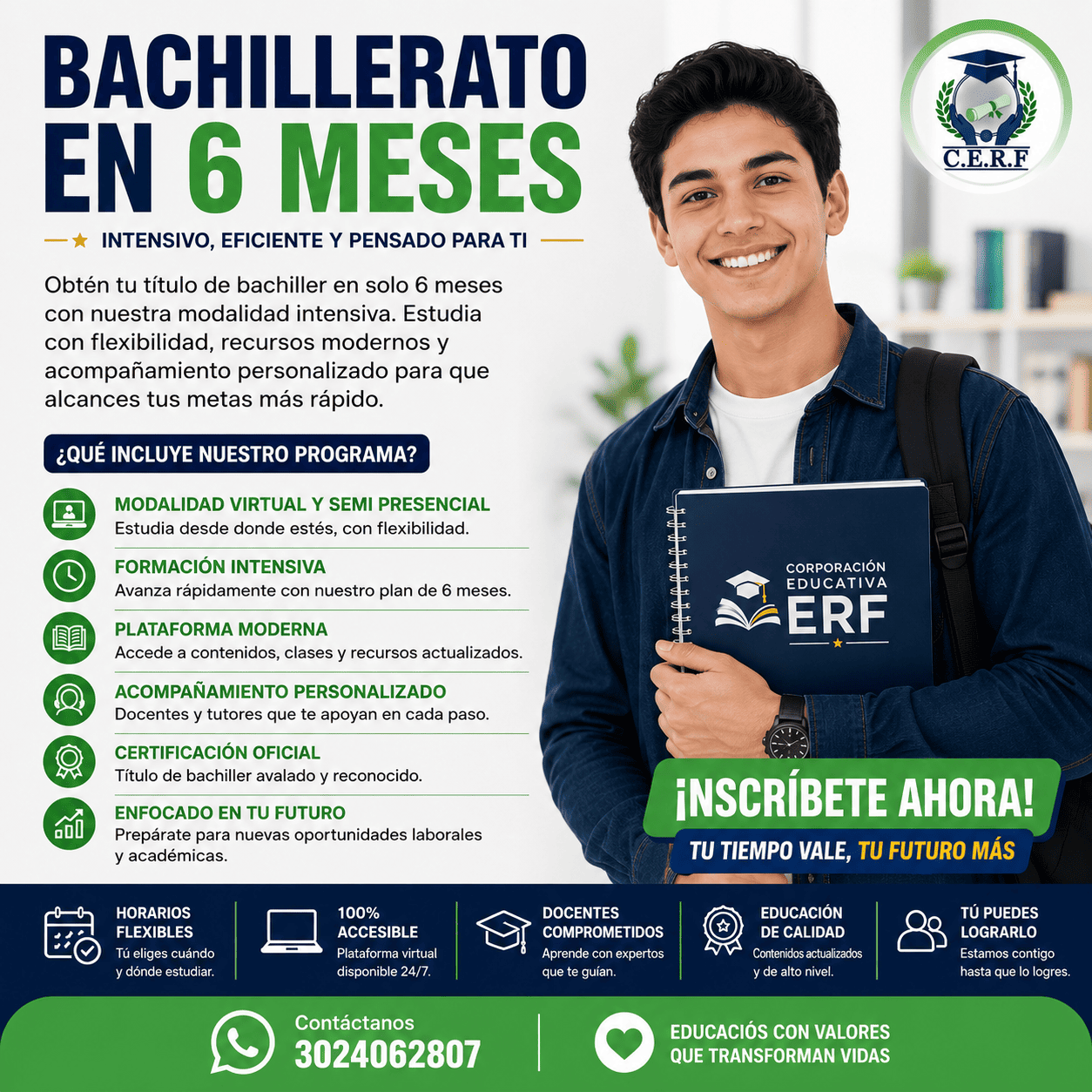 Programas Corporación Educativa ERF