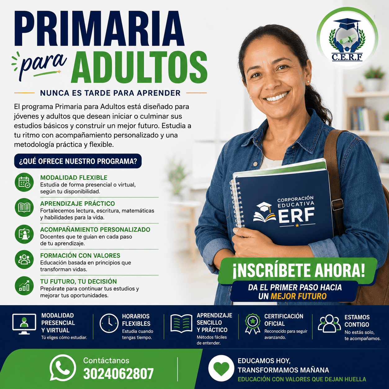 Programas Corporación Educativa ERF