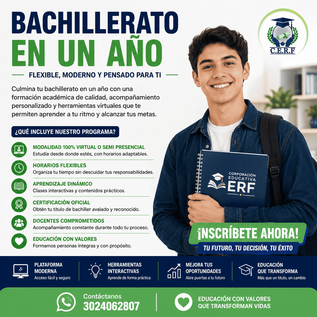 Programas Corporación Educativa ERF